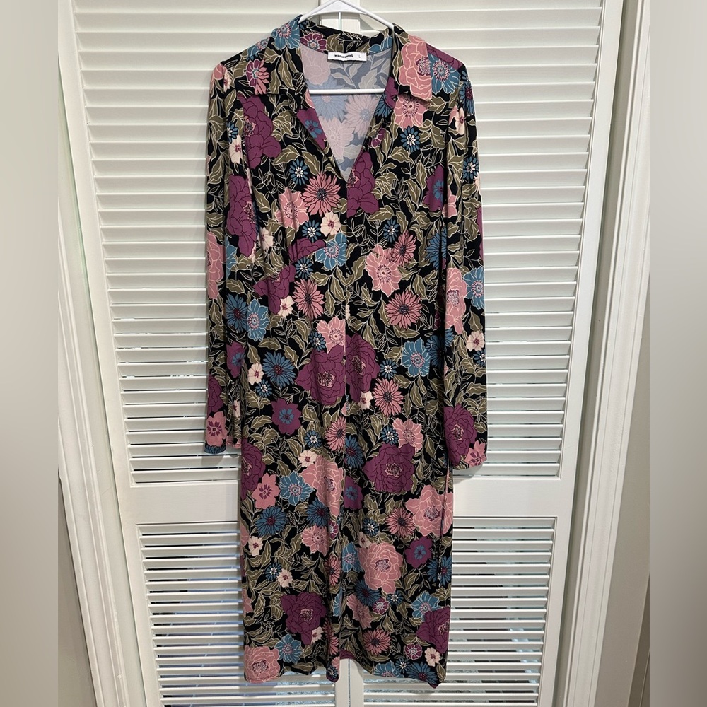 Woolworths Floral V-Neck Maxi Dress - Multicolor
